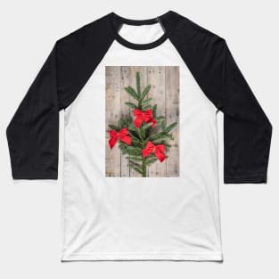 Christmas theme background in vintage tone. Baseball T-Shirt